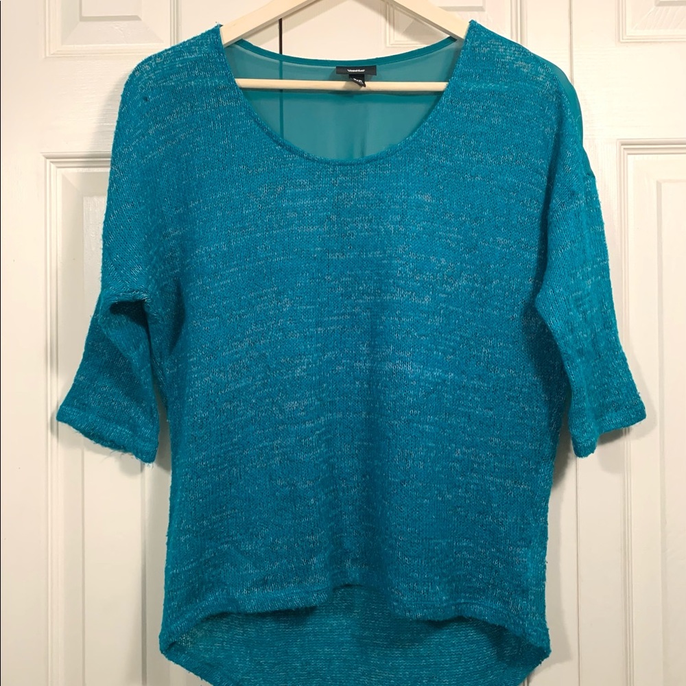 🦚 Sheer Emerald Top